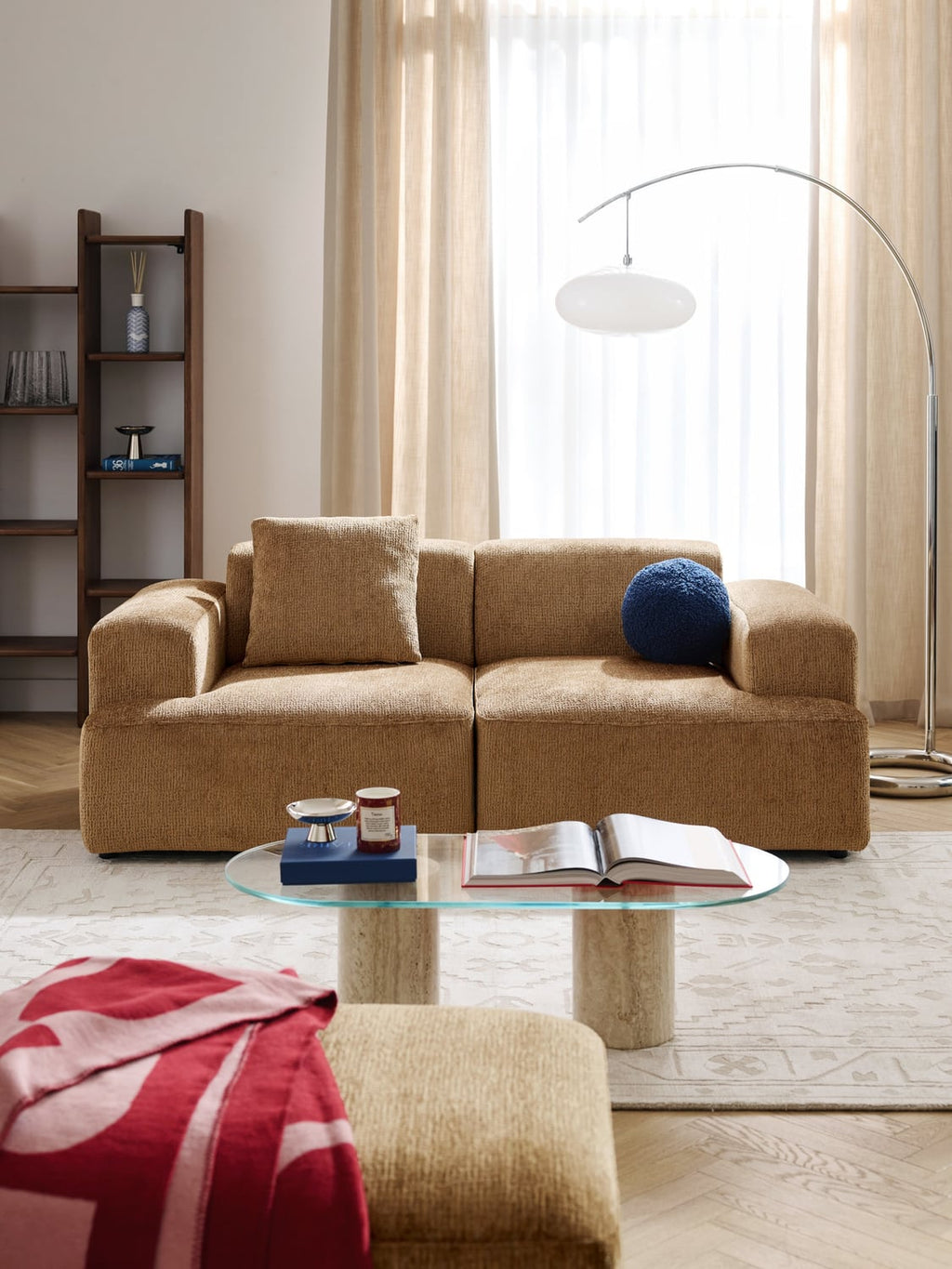 Melva Sofa (2-seater) — Camel