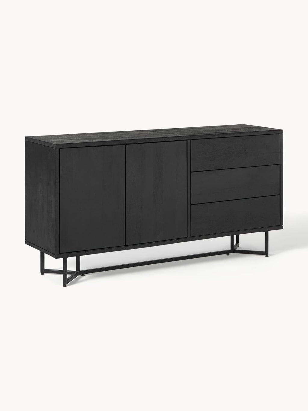 Luca Sideboard in Mango Wood — Anthracite