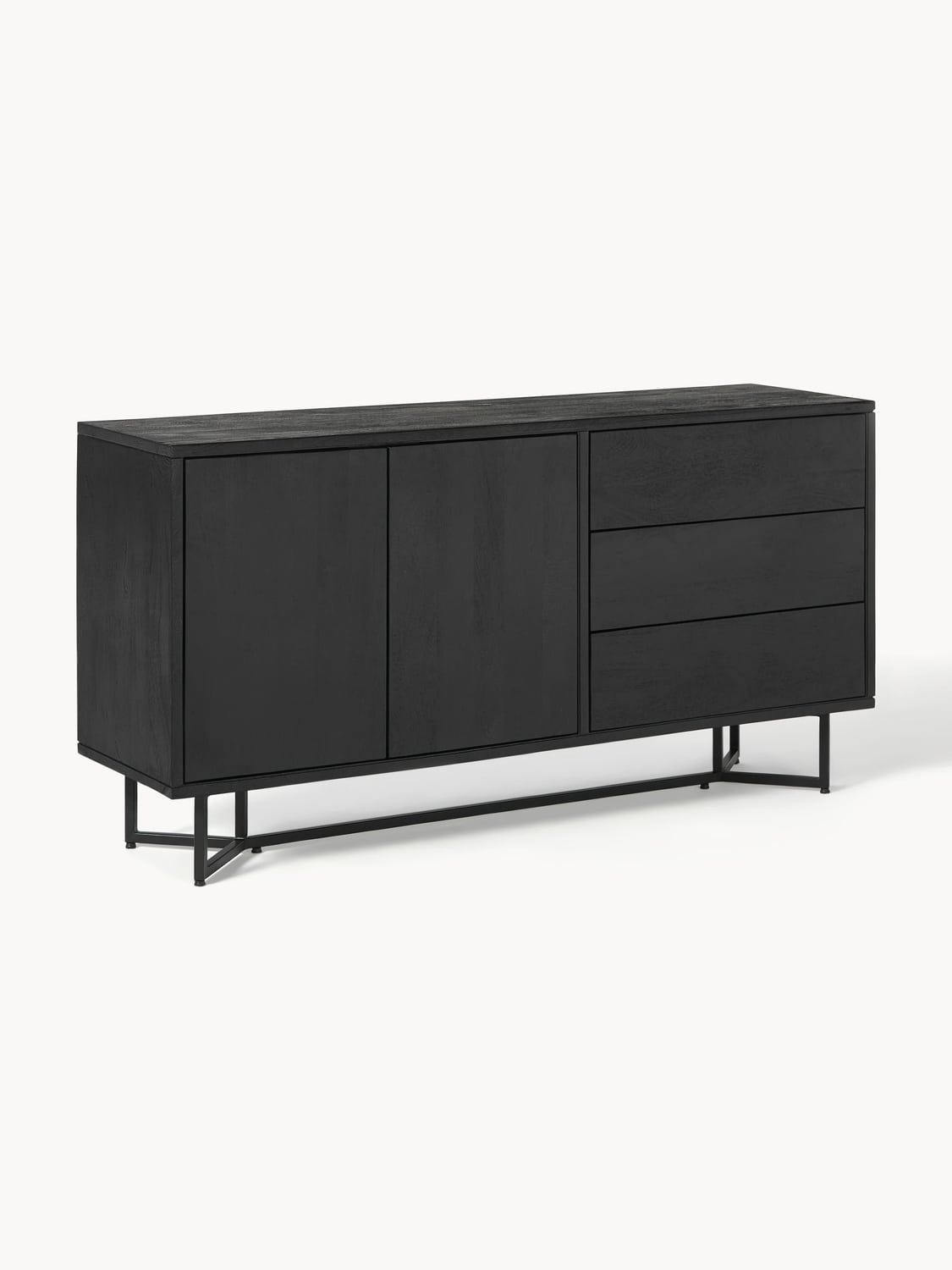 Luca Sideboard in Mango Wood — Anthracite