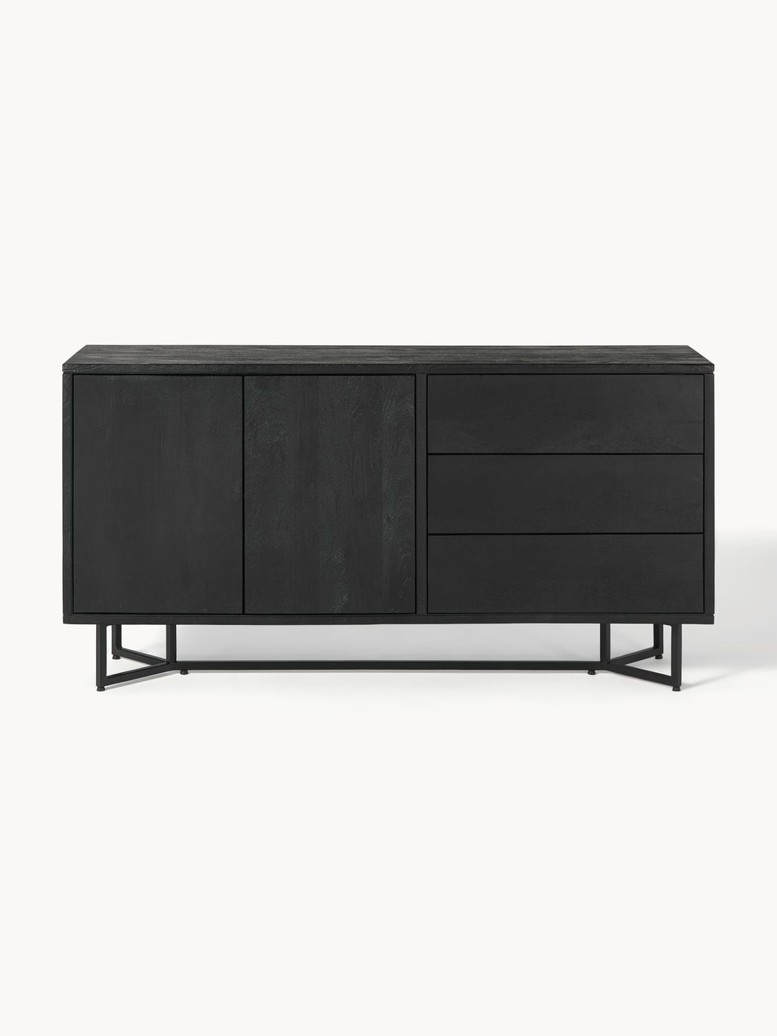 Luca Sideboard in Mango Wood — Anthracite