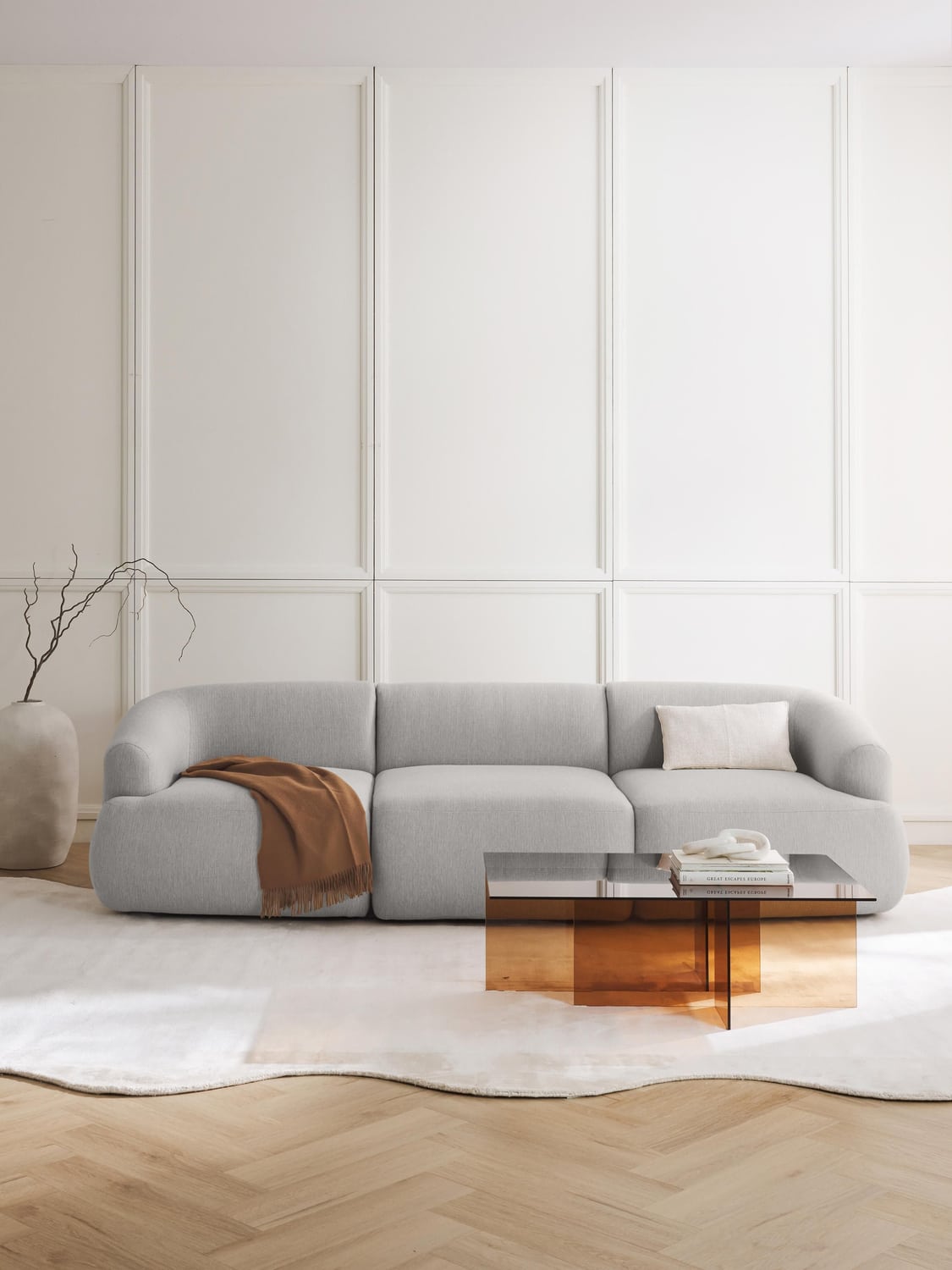 Sofia Modular Sofa (3-seater) — Sand Beige