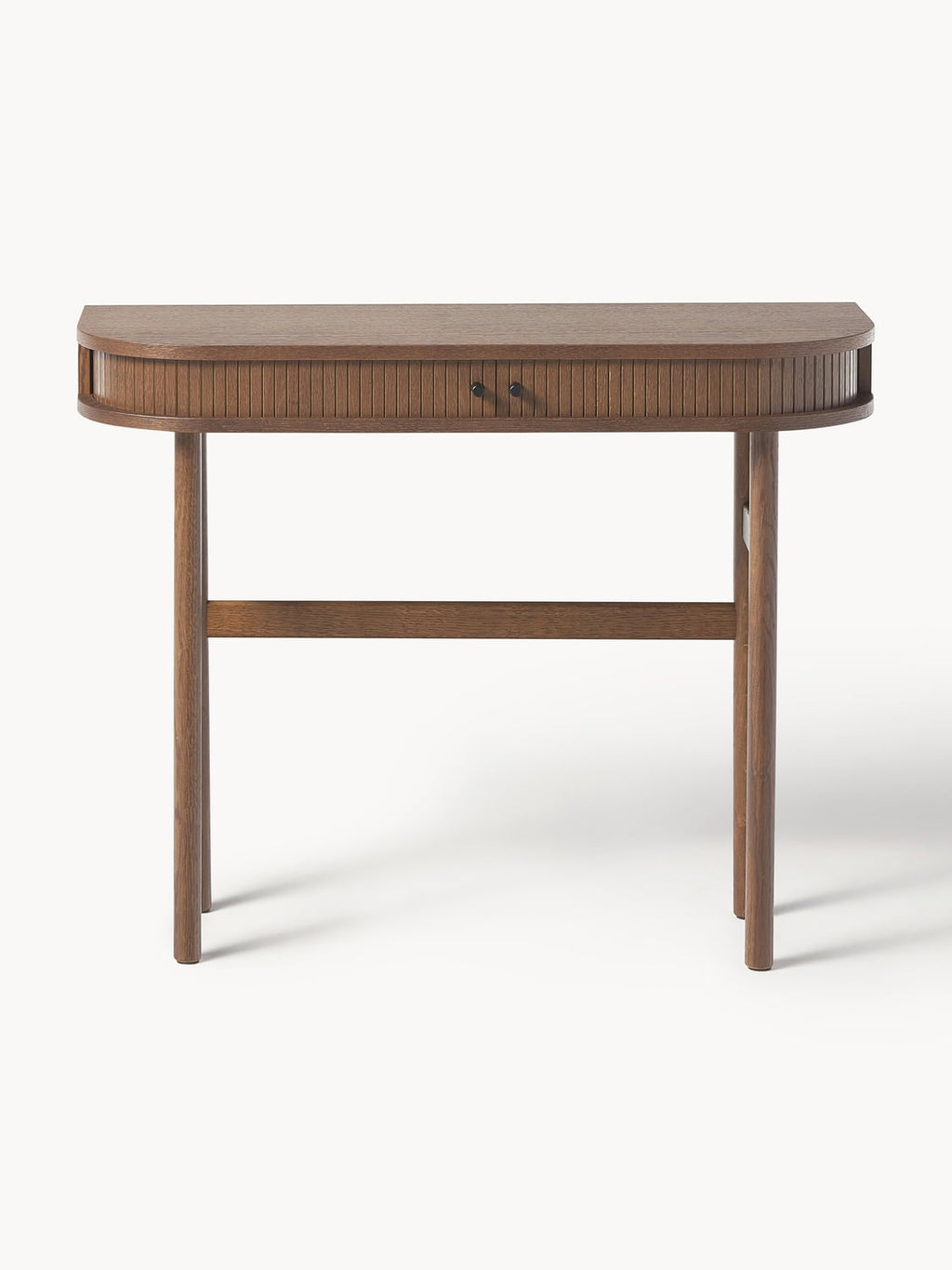 Calary Console Table with Fluted Front — Oatmeal