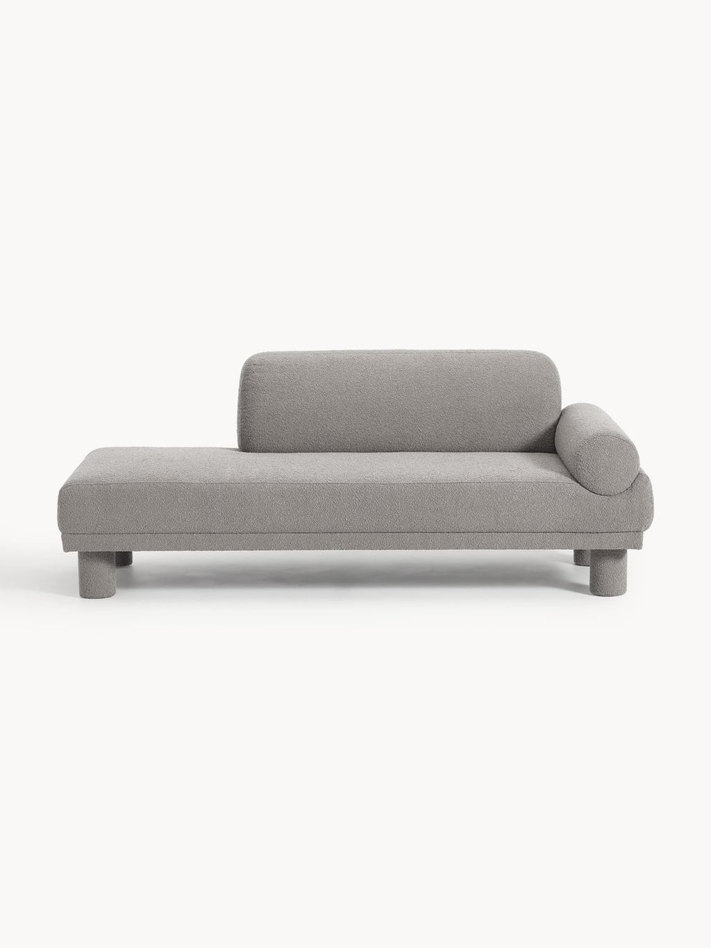 Lilo Bouclé-Ottoman — Grey