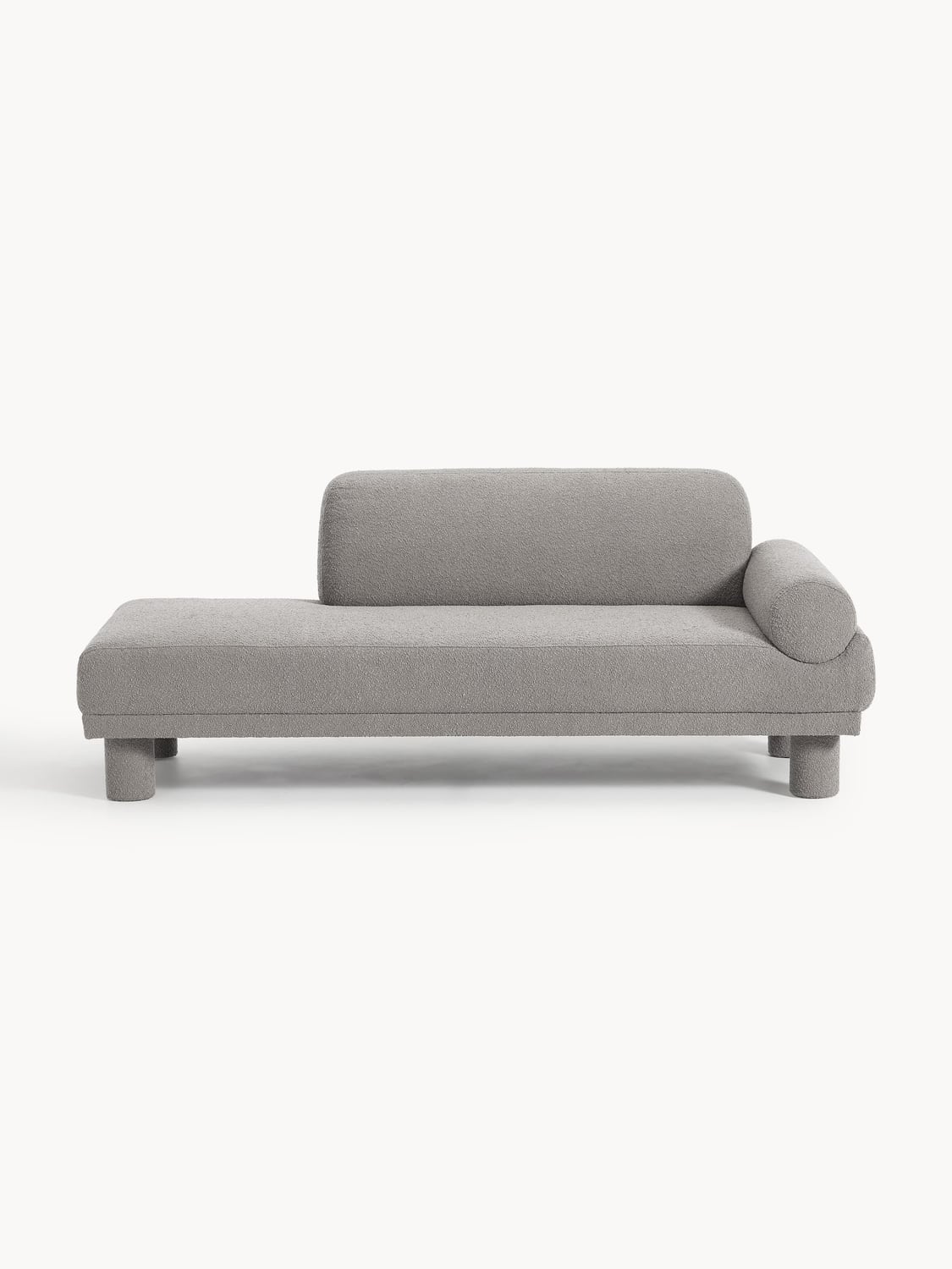 Lilo Bouclé-Ottoman — Grey