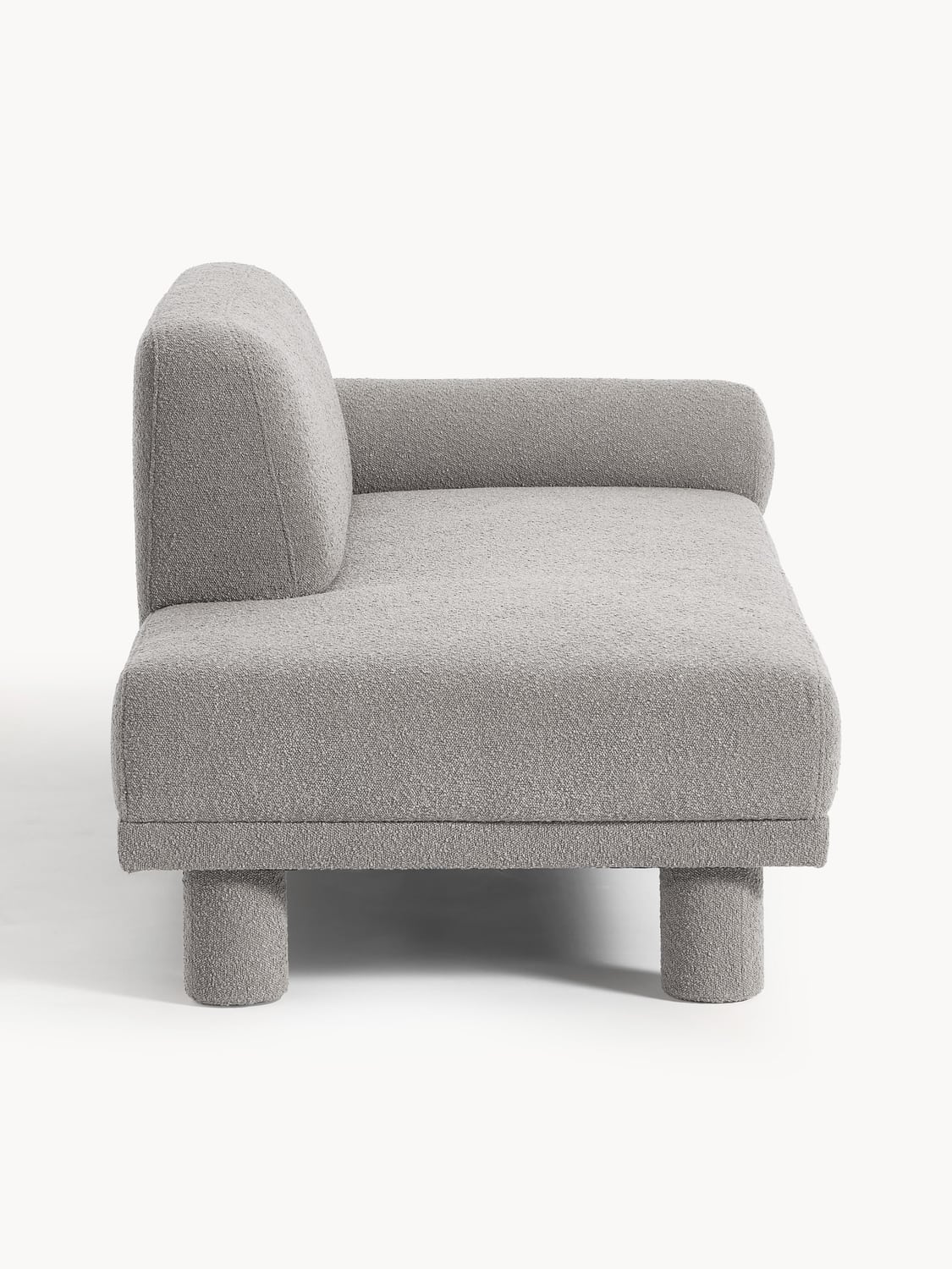 Lilo Bouclé-Ottoman — Grey