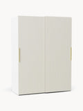 Simone Modular Sliding-Door Wardrobe, 150 cm Width, in various sizes — Off-White