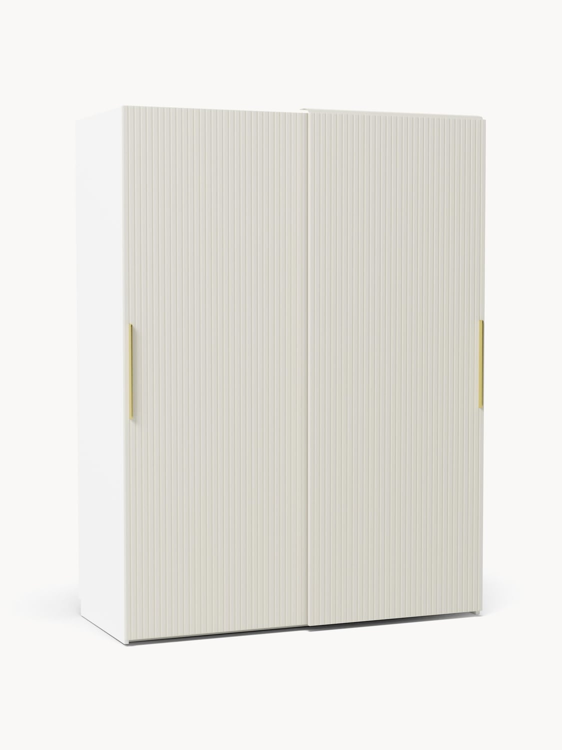 Simone Modular Sliding-Door Wardrobe, 150 cm Width, in various sizes — Off-White