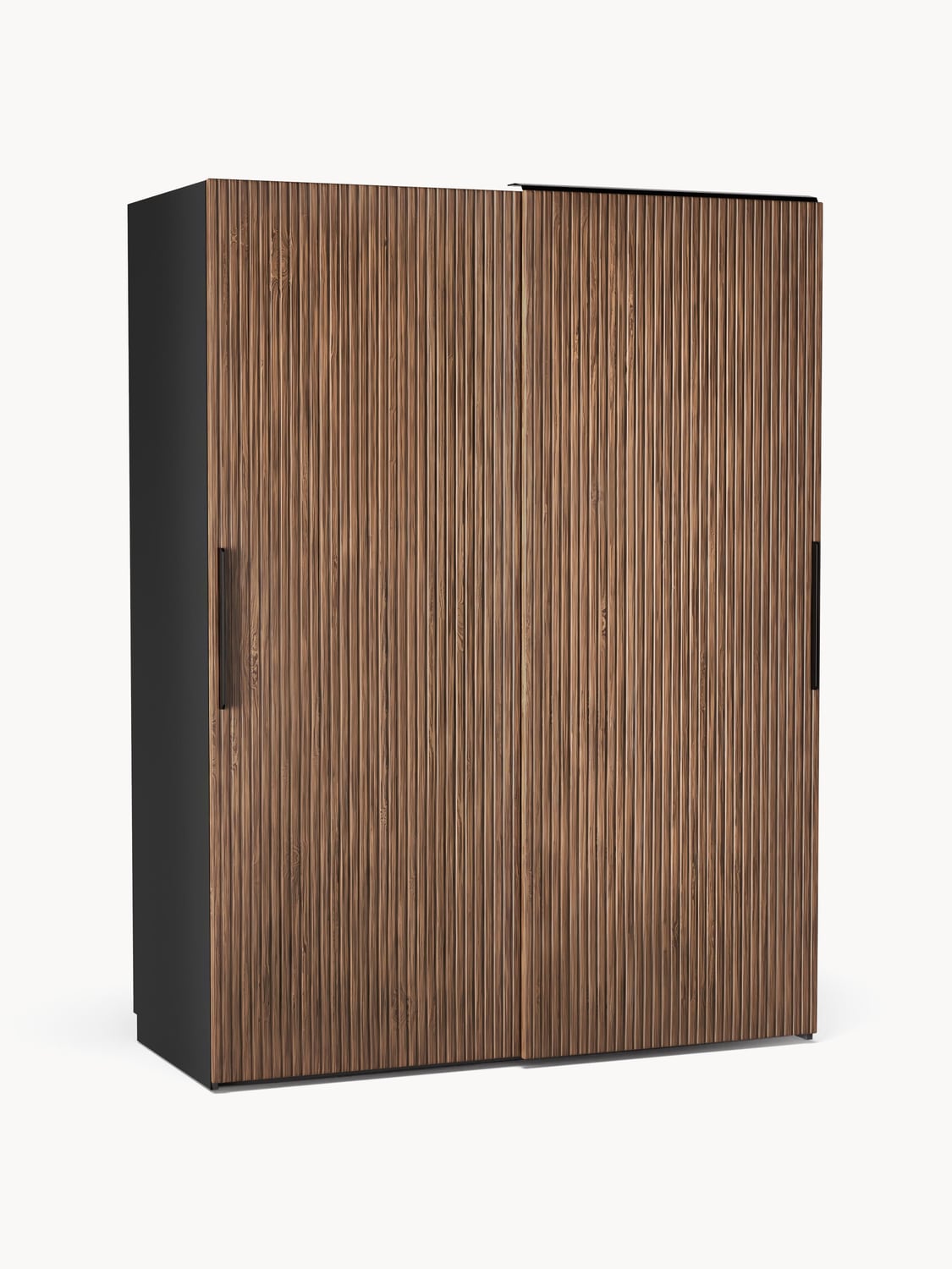 Simone Modular Sliding-Door Wardrobe, 150 cm Width, in various sizes — Olive