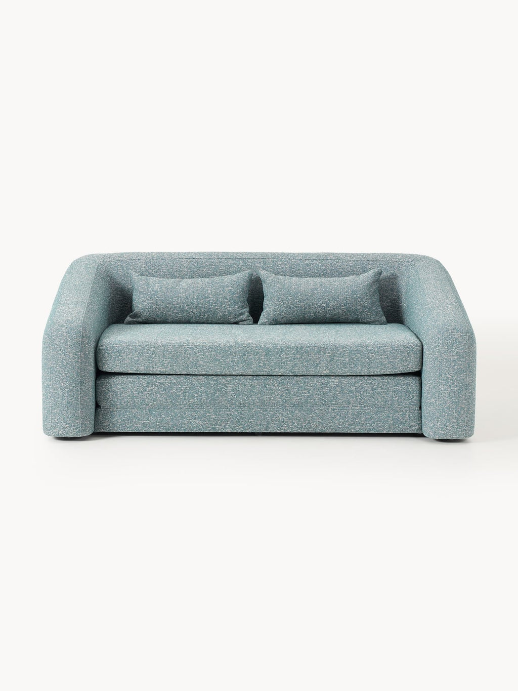Eliot Bouclé-Sofa Bed (2-seater) — Grey