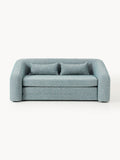 Eliot Bouclé-Sofa Bed (2-seater) — Grey
