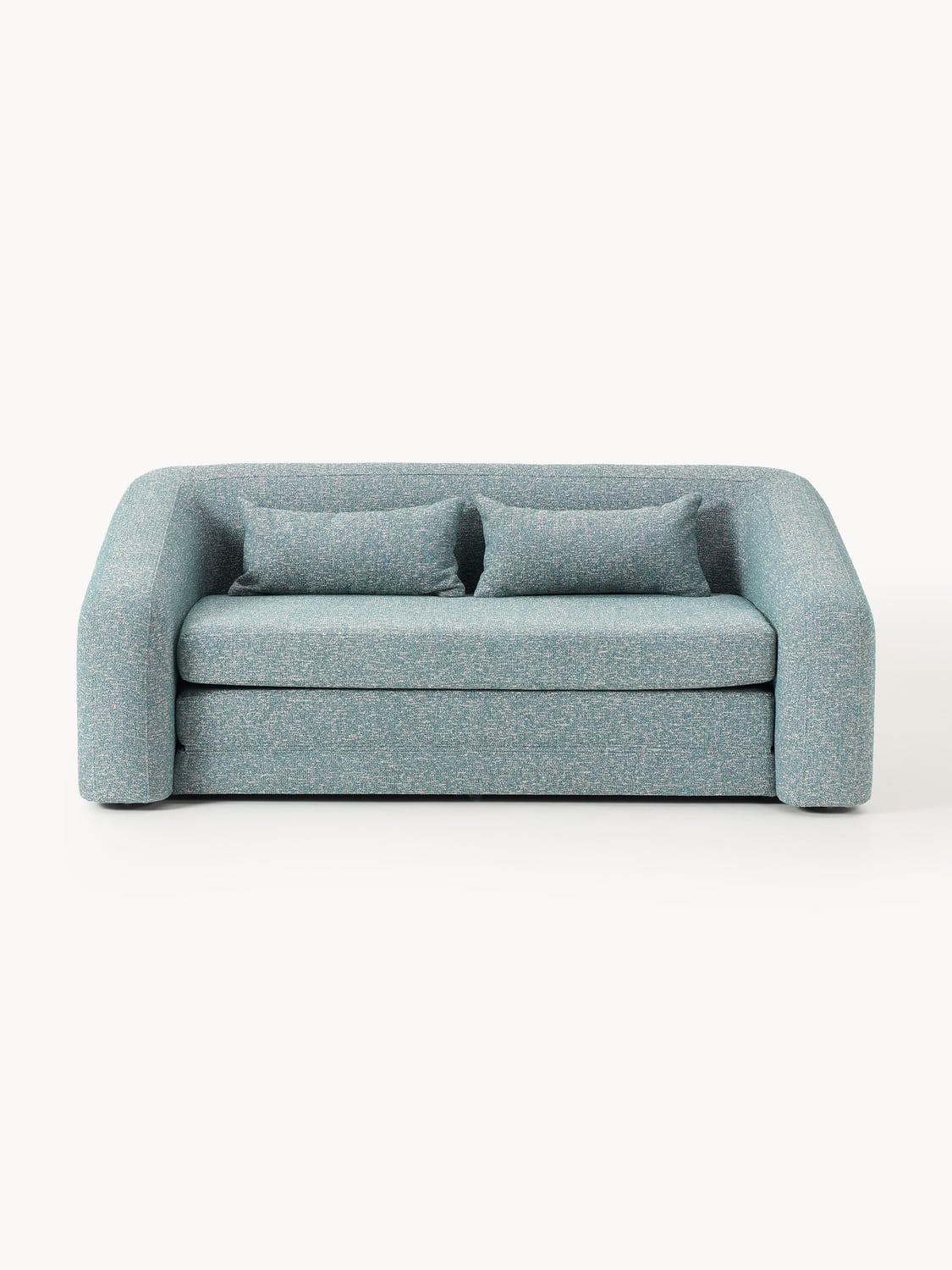 Eliot Bouclé-Sofa Bed (2-seater) — Grey