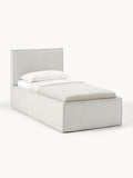 Dream Single Bed with Storage — Off-White