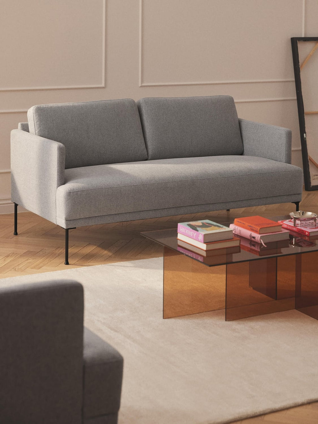 Fluente Sofa (2-seater) — Light Grey