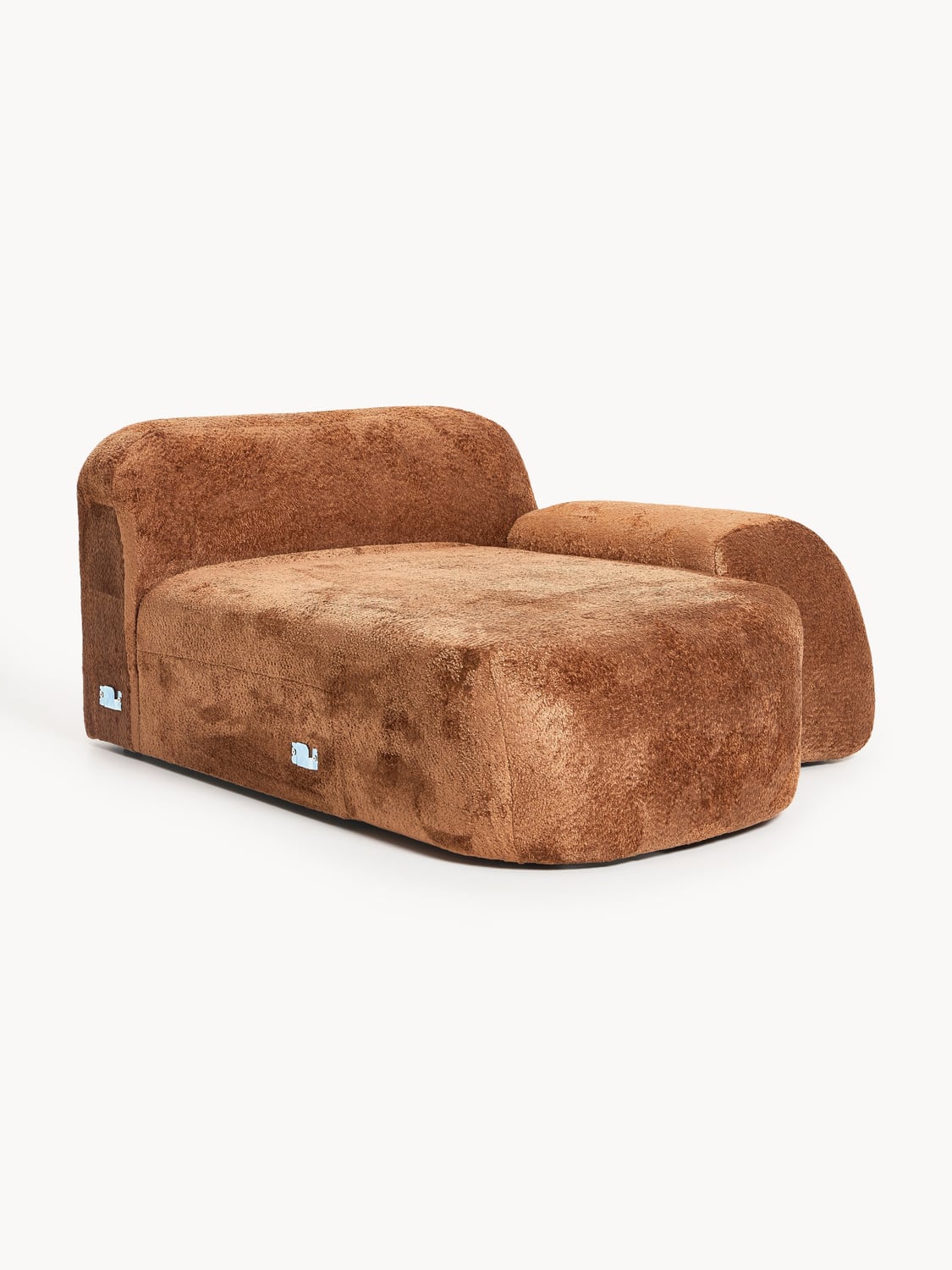 Wolke Teddy Bouclé-Chaise — Terracotta