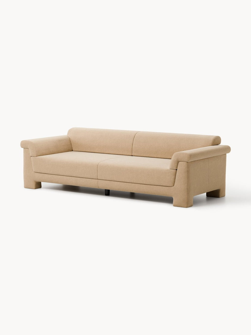 Atlas Bouclé Sofa (3-seater) — Warm Grey