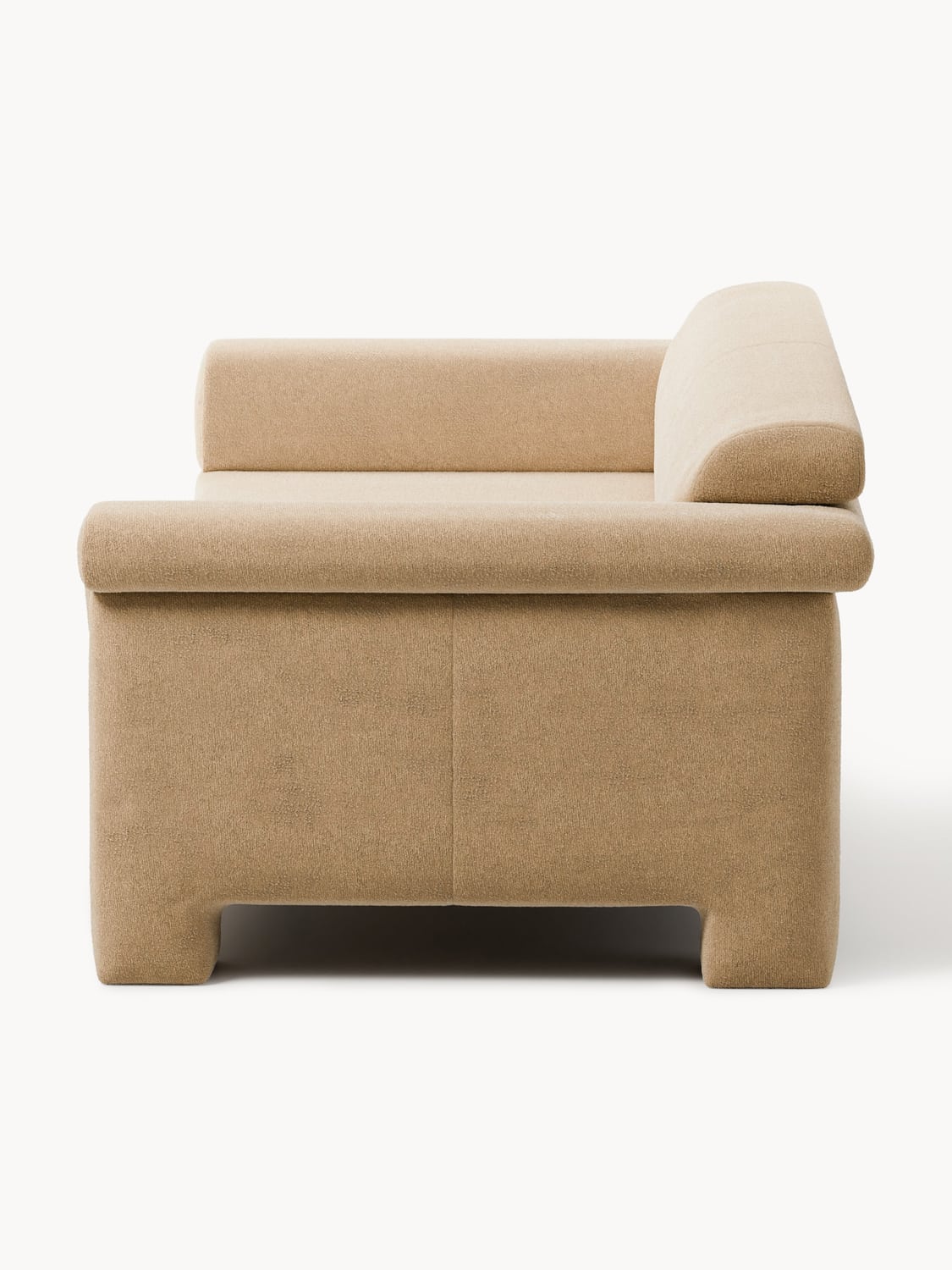 Atlas Bouclé Sofa (3-seater) — Warm Grey