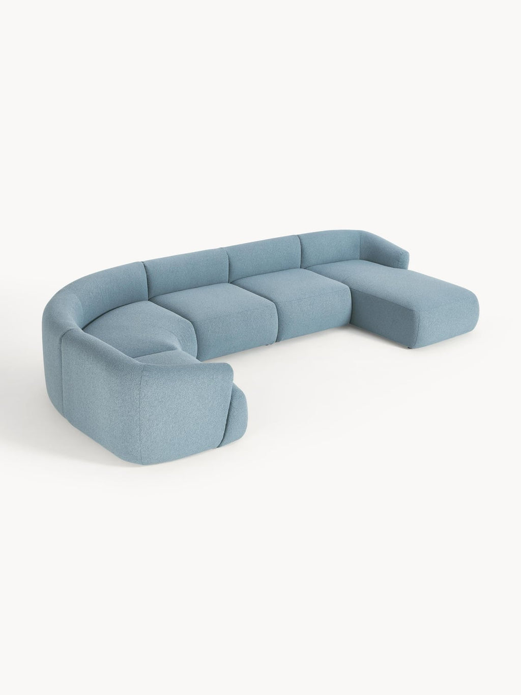 Sofia Modular Bouclé XL Sofa — Grey