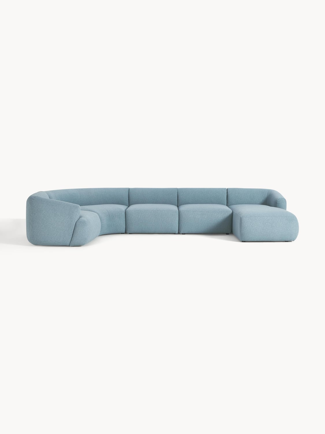 Sofia Modular Bouclé XL Sofa — Grey