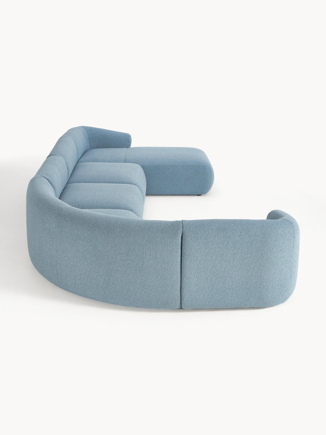 Sofia Modular Bouclé XL Sofa — Grey