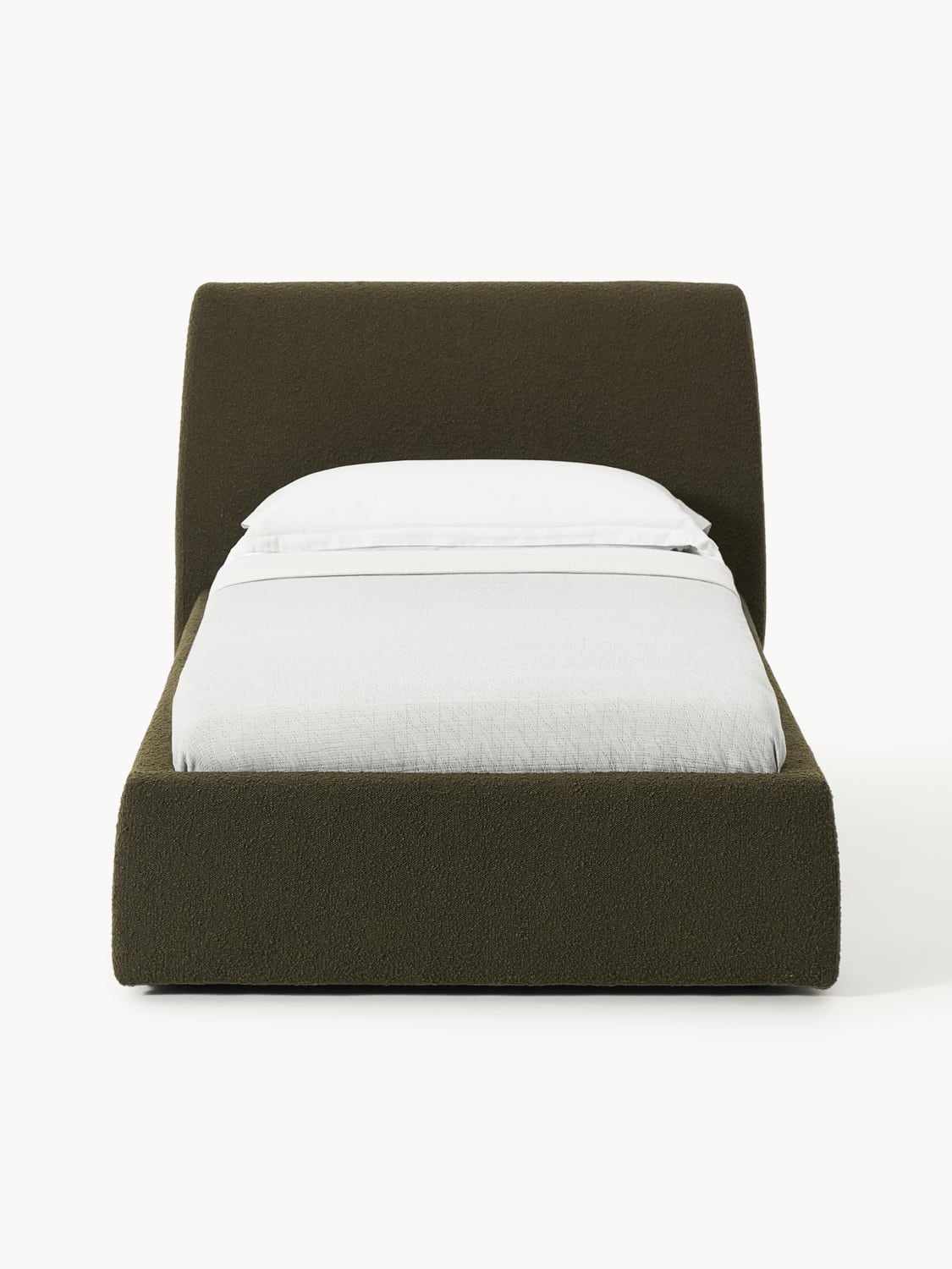 Cloud Bouclé-Single Bed — Taupe