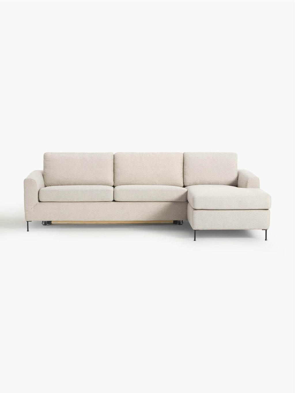 Cucita Sofa Bed (3-seater) with Mattress — Light Grey