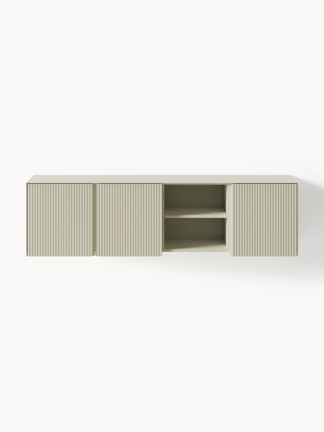 Shea Lowboard with Fluted Front — Sage