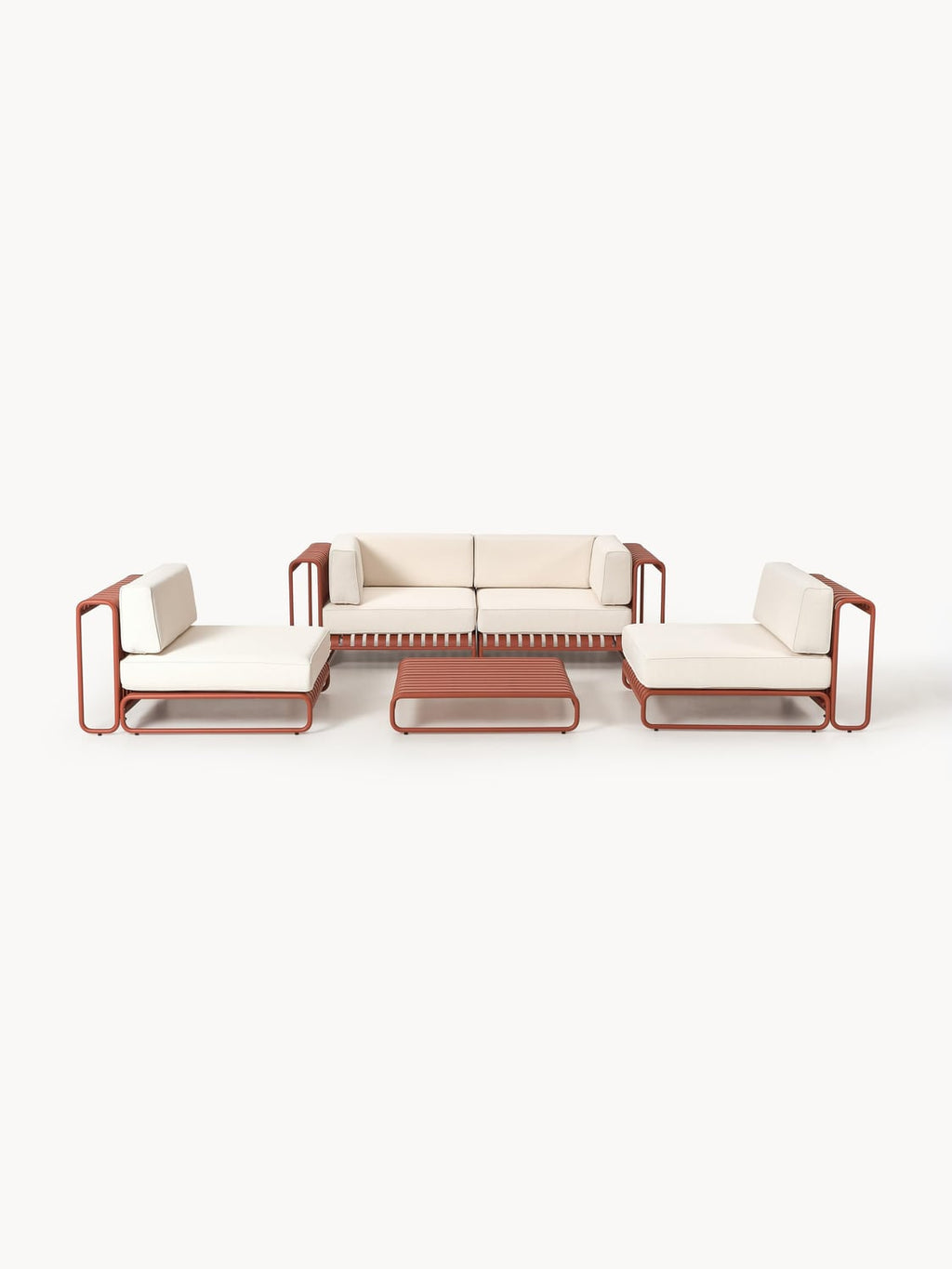 Caio Modular Garden Lounge Set, set of 4 — Sand Beige