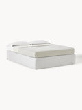 Enya Box-Spring Bed — Mist Grey