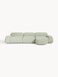 Wolke Modular Bouclé Corner Sofa (4-seater) — Oatmeal
