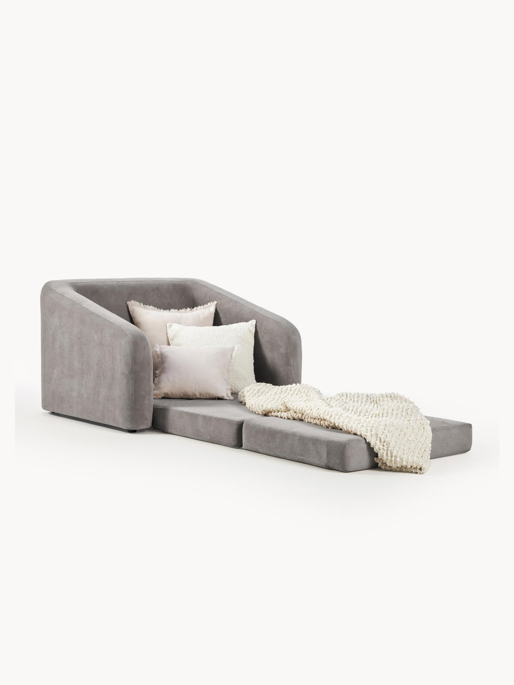 Eliot Sleeper Chair — Taupe