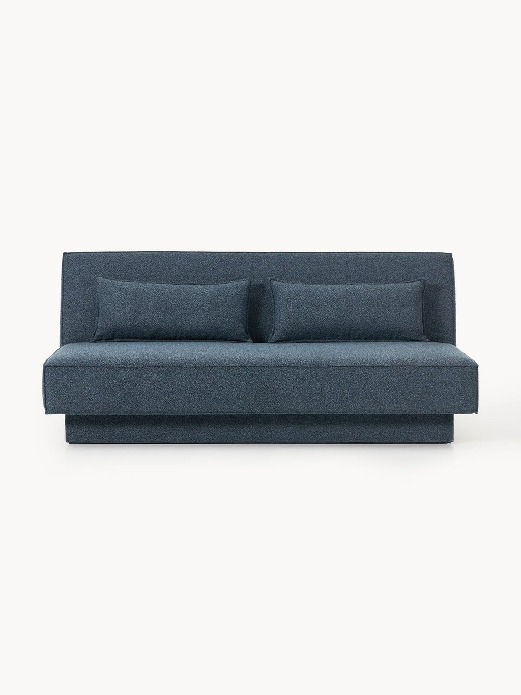 David Bouclé-Sofa Bed with Storage — Petrol