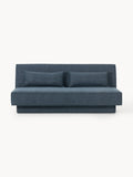 David Bouclé-Sofa Bed with Storage — Petrol