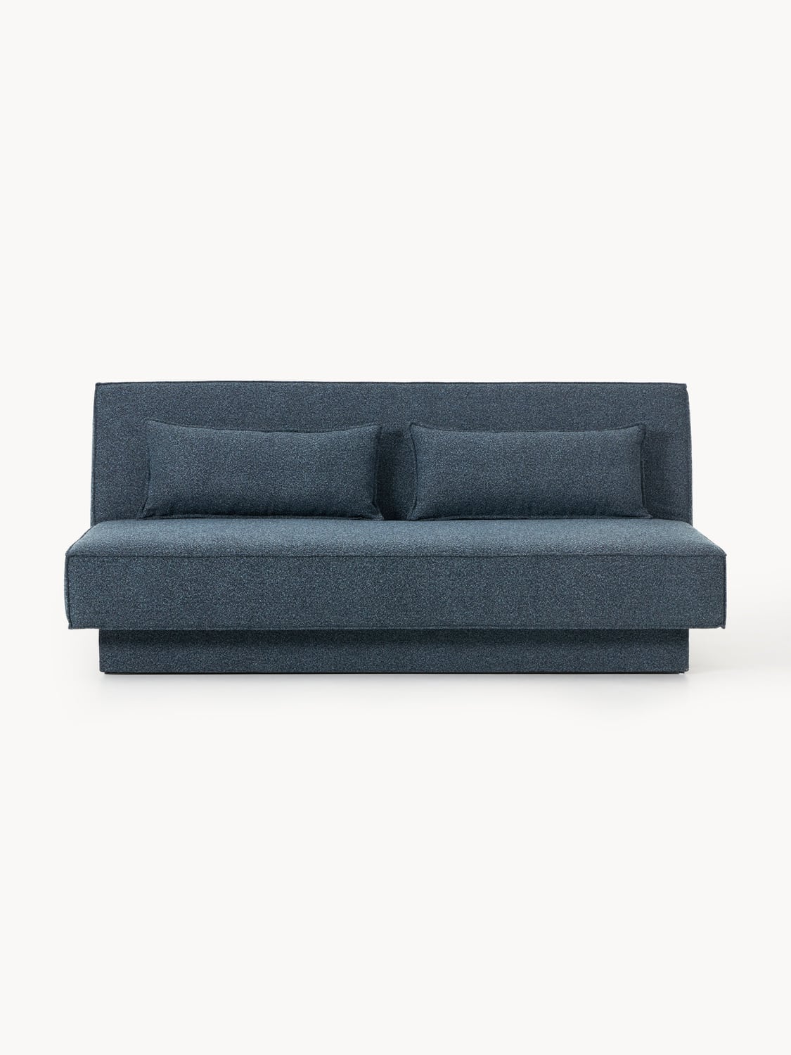 David Bouclé-Sofa Bed with Storage — Petrol