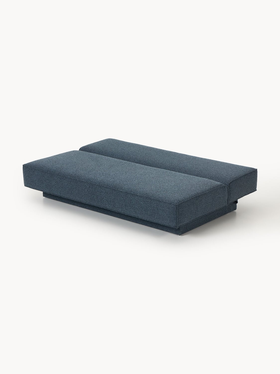 David Bouclé-Sofa Bed with Storage — Petrol