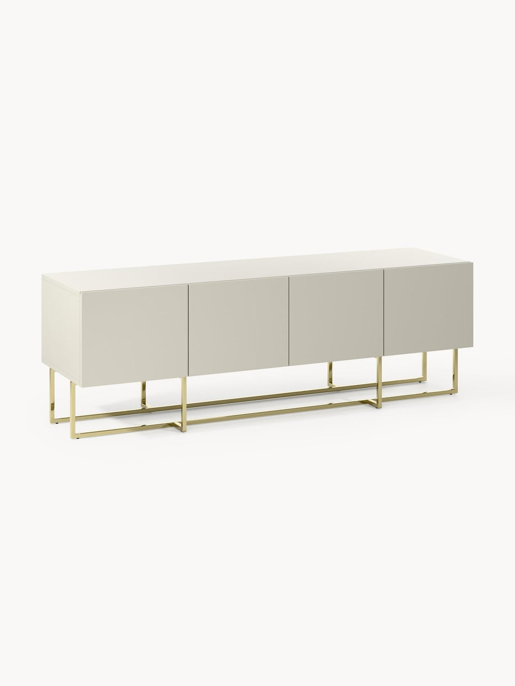 Joe Wood-TV-Lowboard — Light Grey