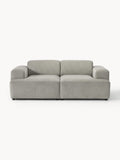 Melva Corduroy-Sofa (2-seater) — Grey