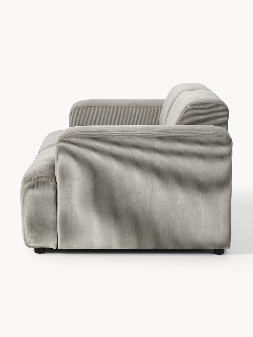 Melva Corduroy-Sofa (2-seater) — Grey