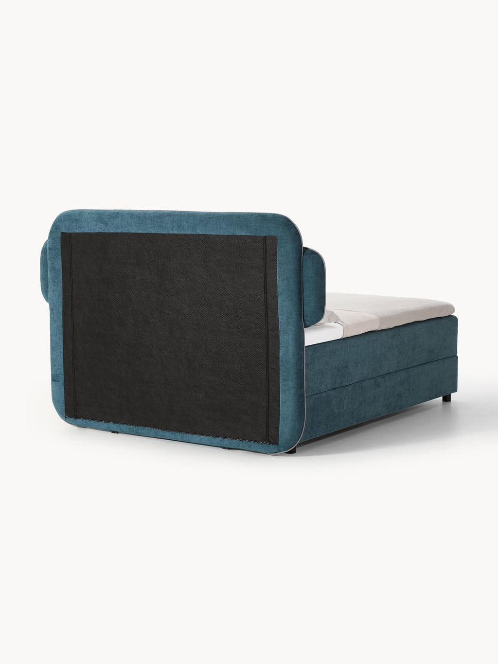Enrica Box-Spring Bed — Teal