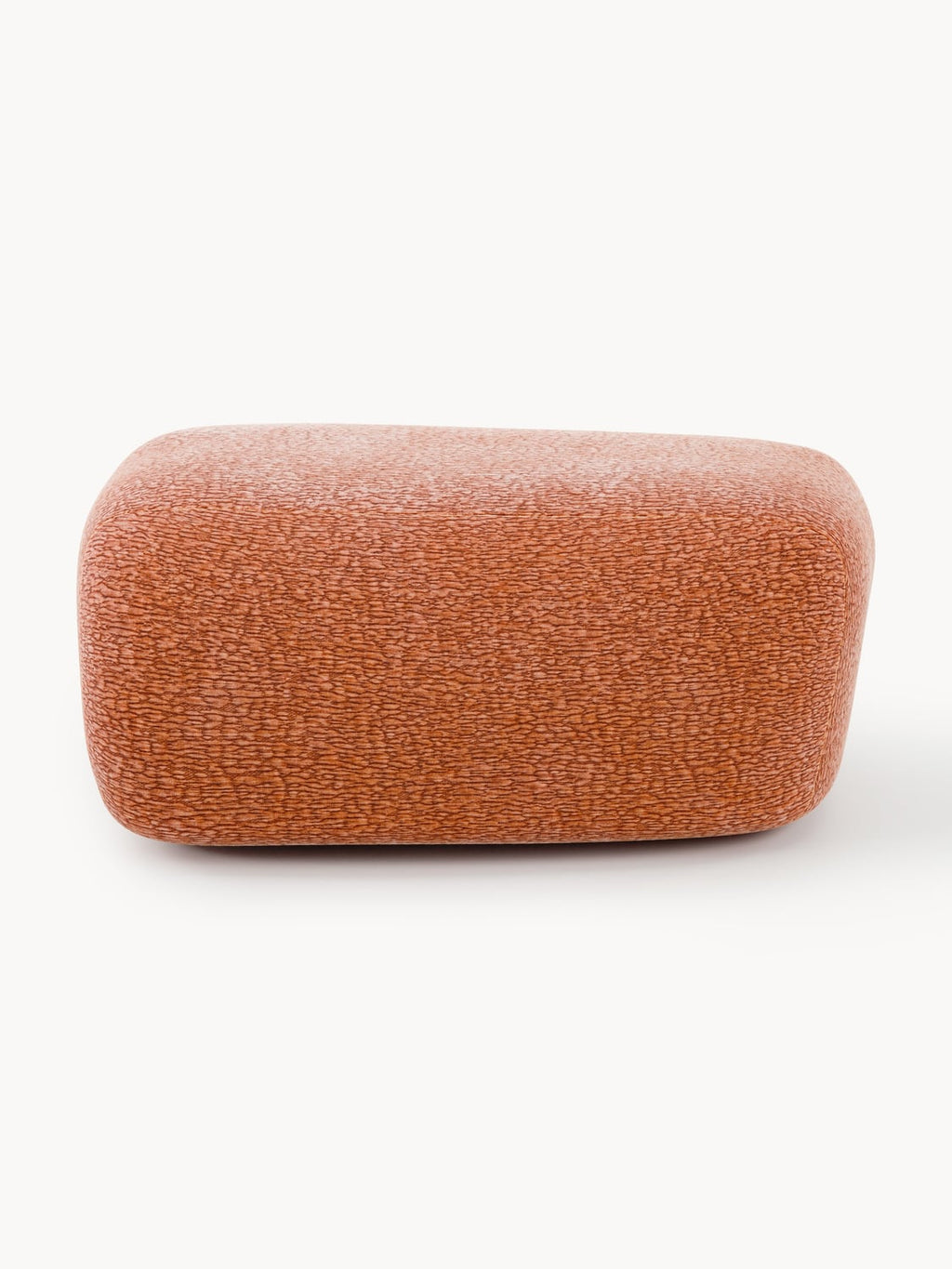 Wolke Large Sofa Ottoman — Terracotta