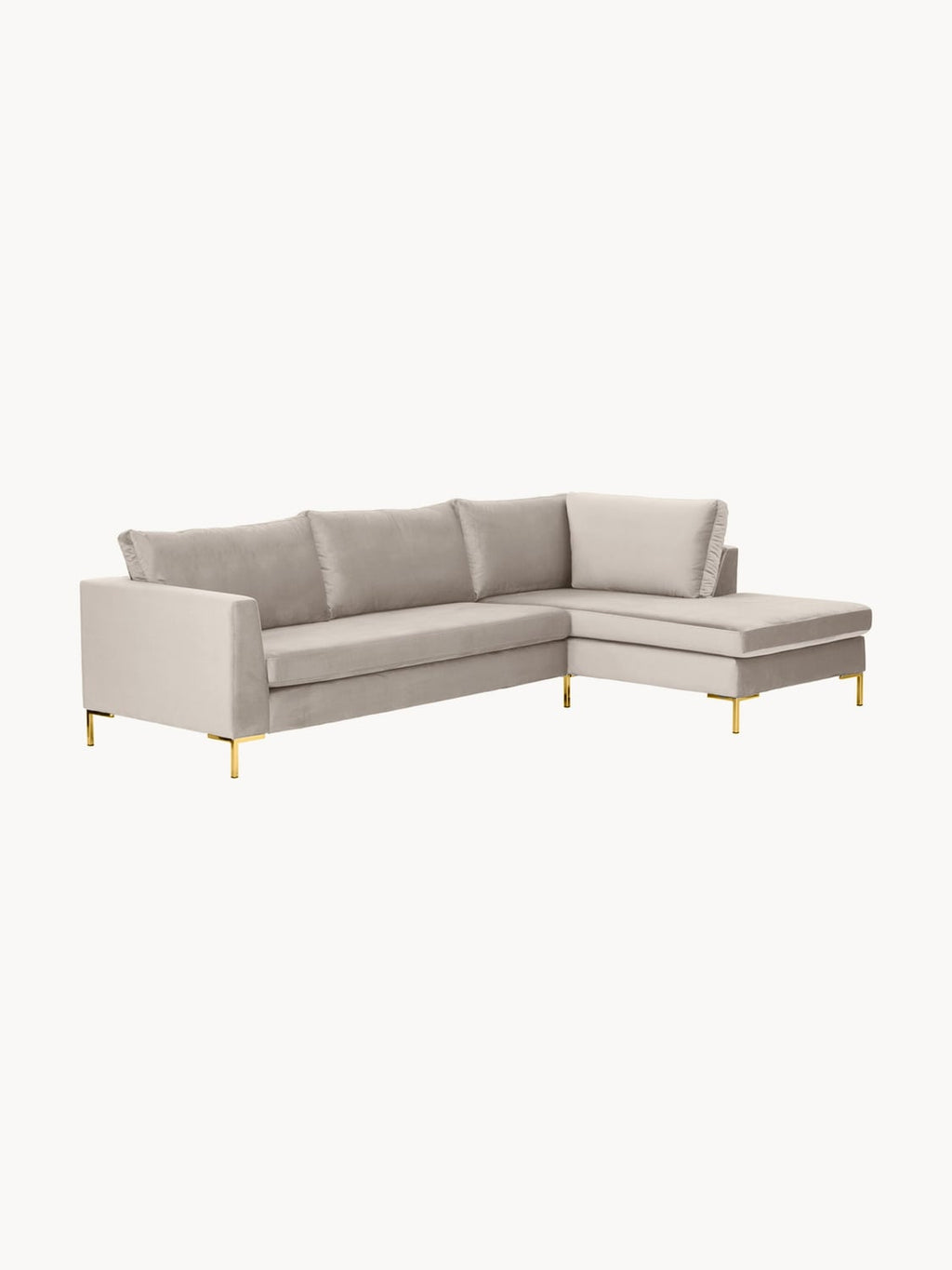 Luna Velvet-Corner Sofa