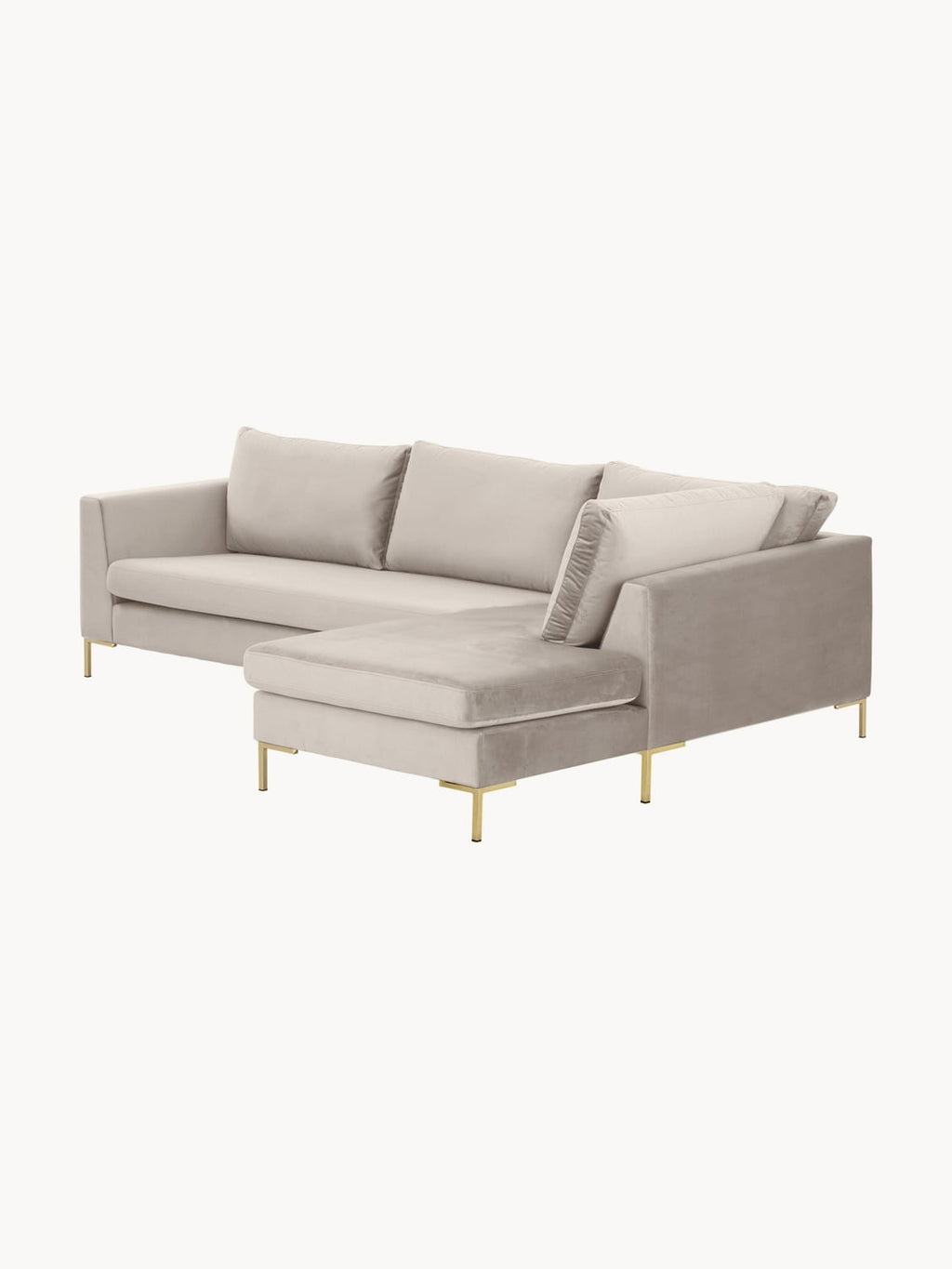 Luna Velvet-Corner Sofa
