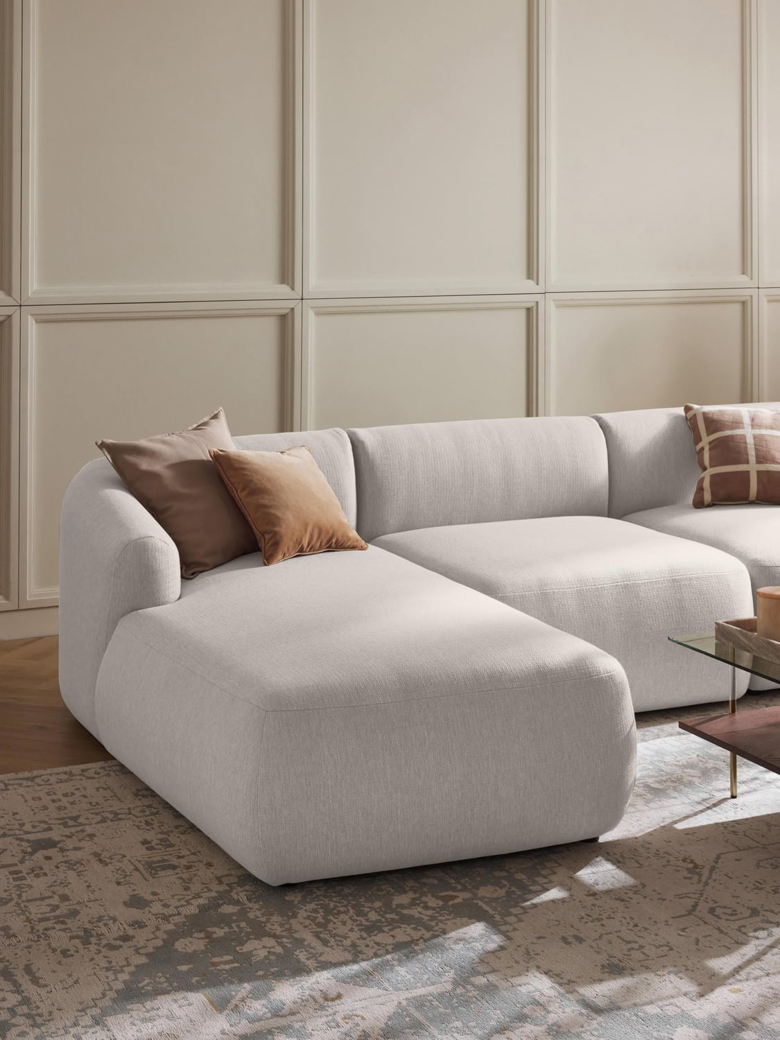 Sofia Chaise-Corner Module — Off-White