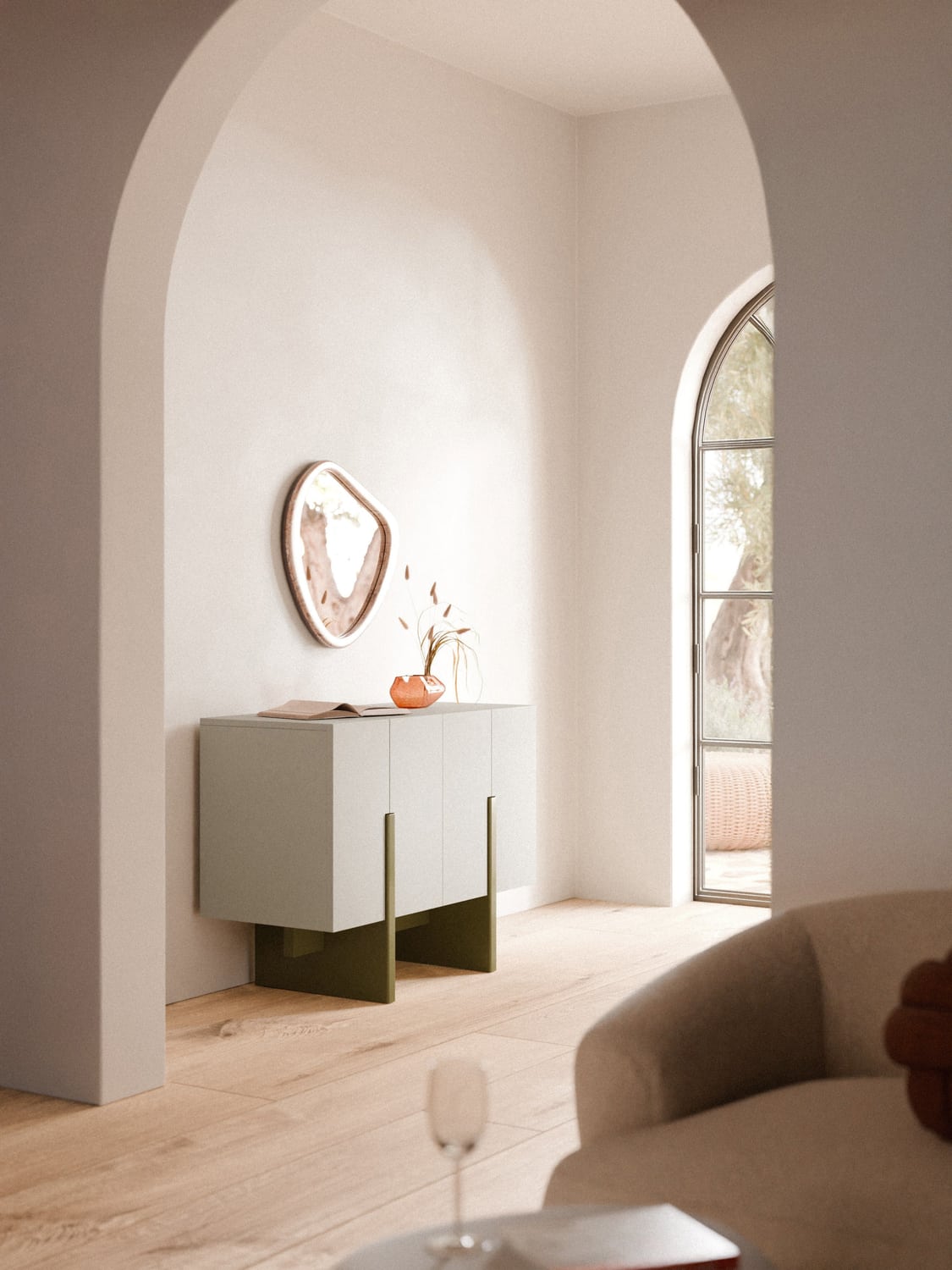 Dado Wooden Sideboard — Sand Beige