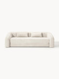Eliot Sofa Bed (3-seater) in Teddy Bouclé — Off-White