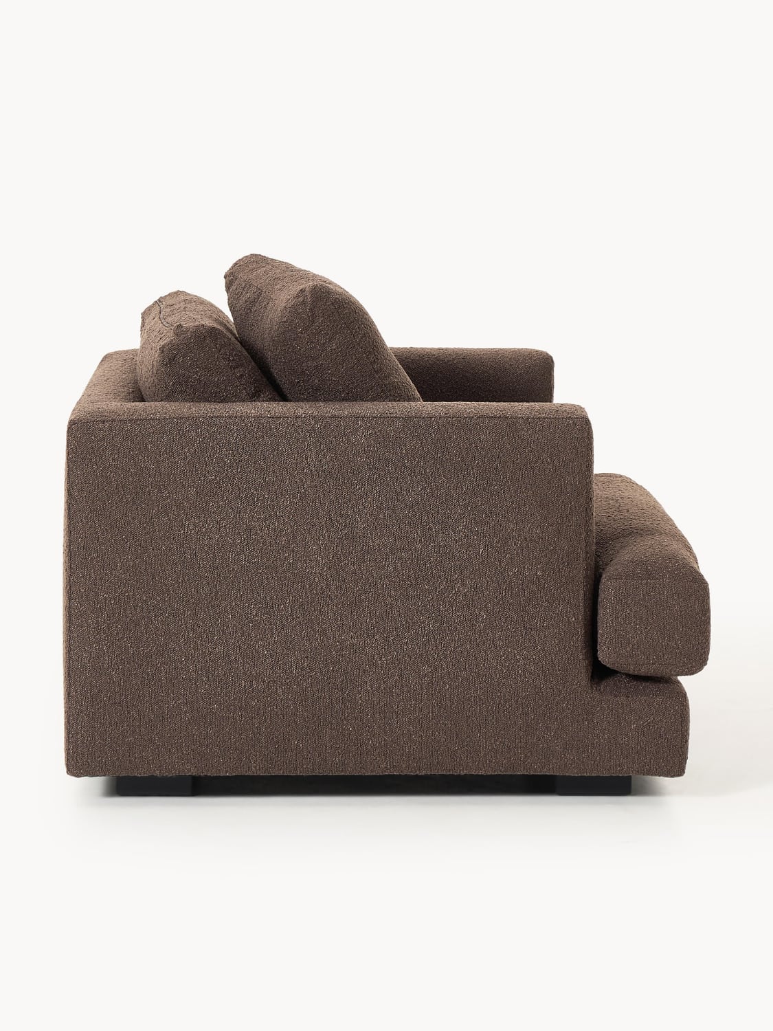 Tribeca Bouclé Armchair — Brown