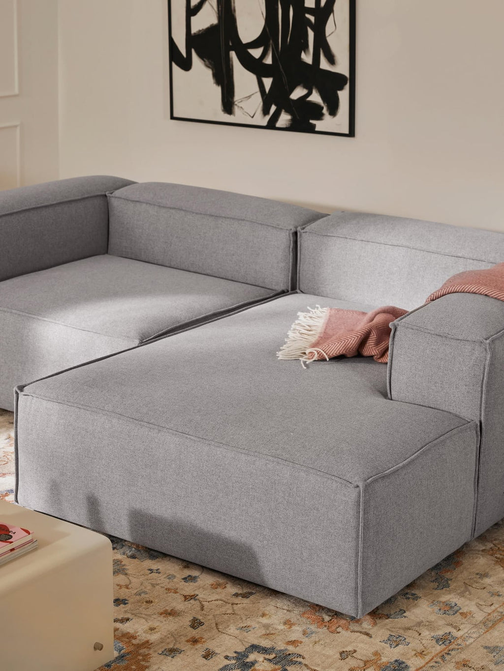 Lennon Ottoman Corner Module — Lilac