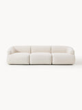 Sofia Modular Bouclé Sofa (3-seater) — Light Grey