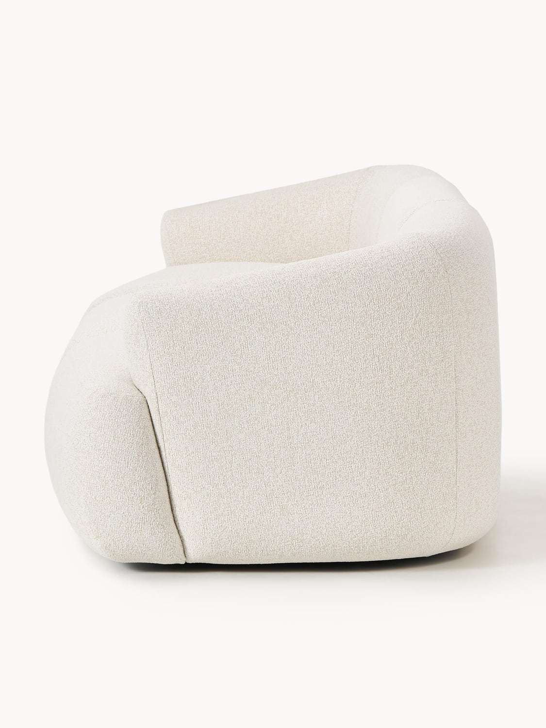 Sofia Modular Bouclé Sofa (3-seater) — Light Grey
