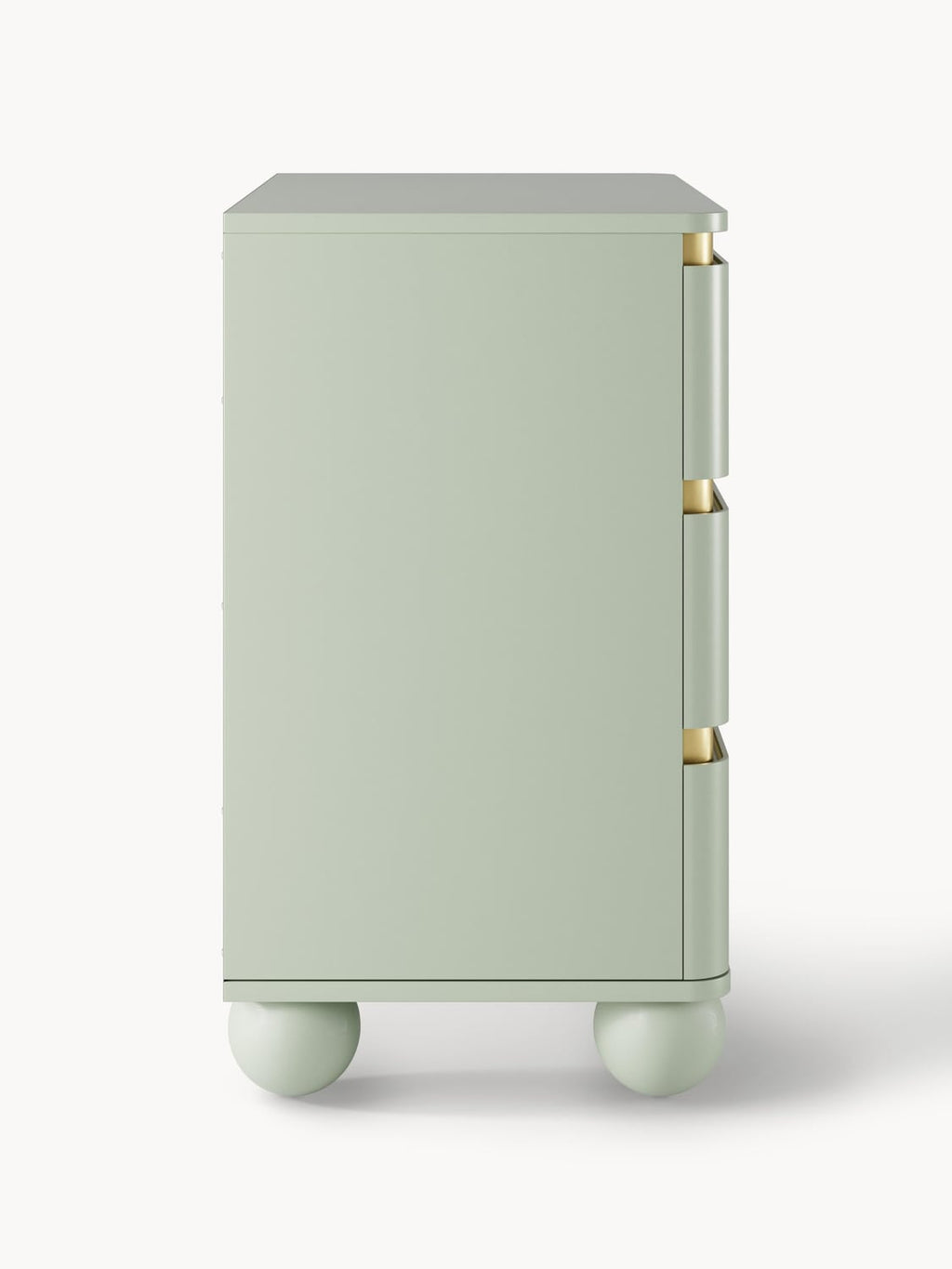 Bumba Chest of Drawers with Ball Feet — Sage