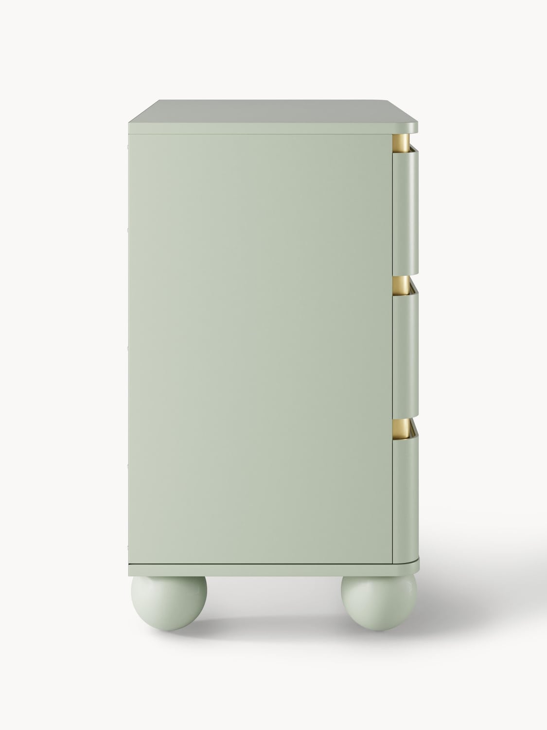 Bumba Chest of Drawers with Ball Feet — Sage